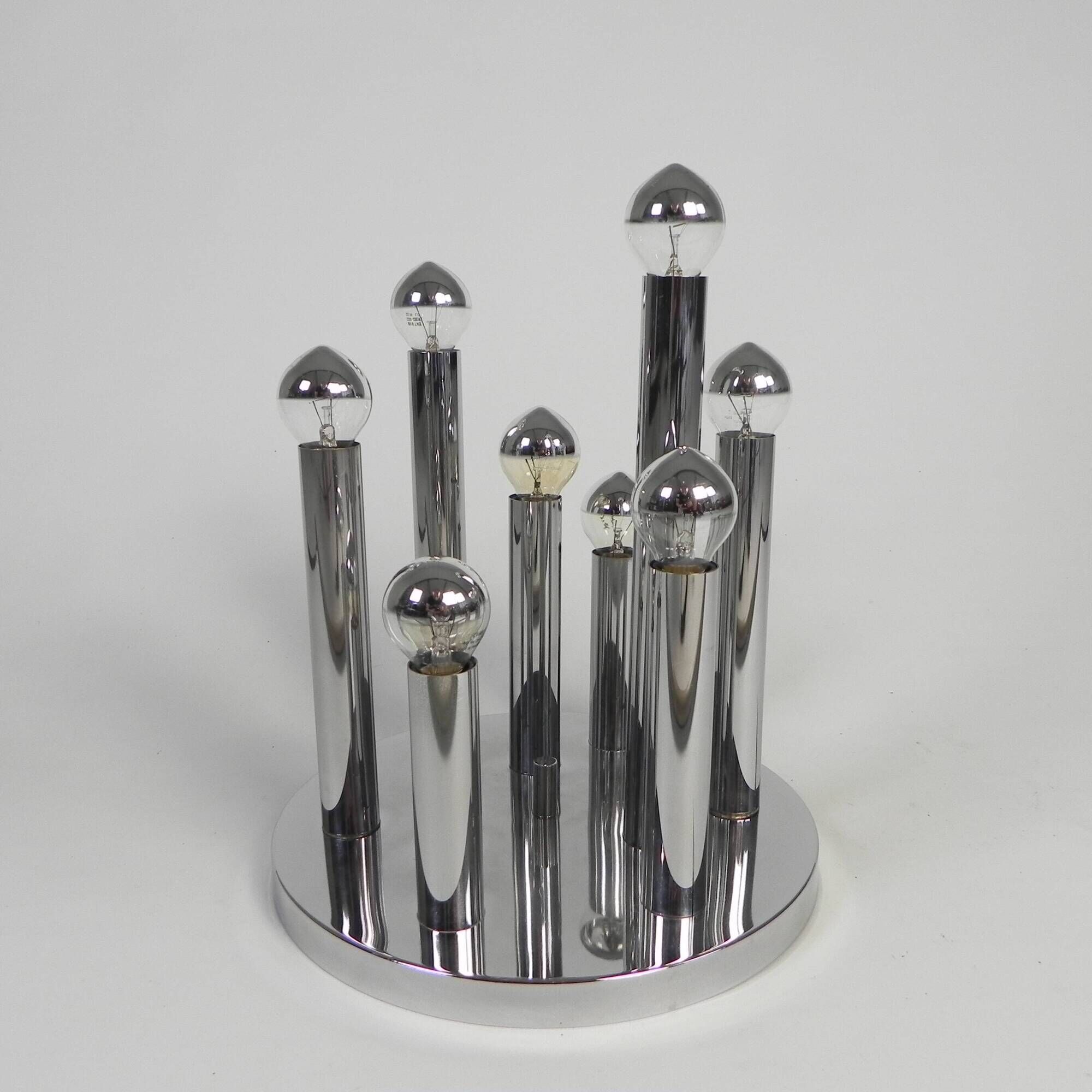 Sciolari 9-light ceiling lamp for Boulanger, 1970s