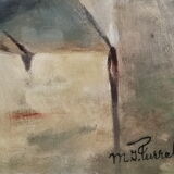 Painting in ancient oil on canvas Still Life (Bouquet), Ecole Française 19th