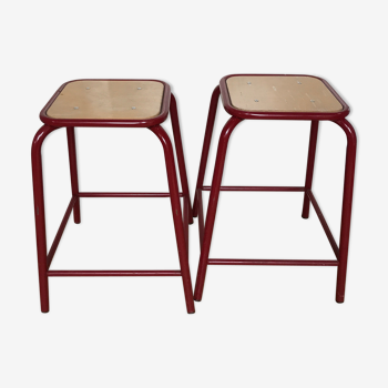 Set of 2 mullca stool 80s