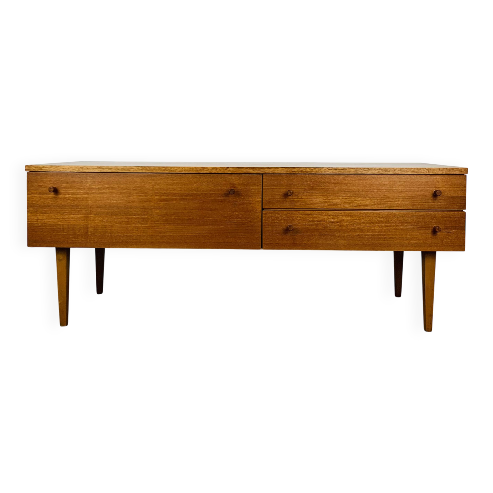 Vintage Scandinavian teak sideboard from the 1960s, TV stand