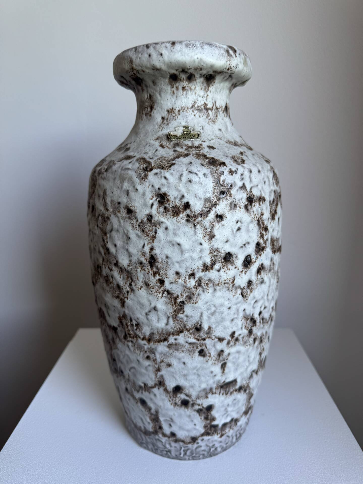 Vintage 1970s Large Bay Keramik Fat Lava Vase MCM West Germany