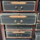 Louis Philippe period cabinet in mahogany veneer, 19th century.