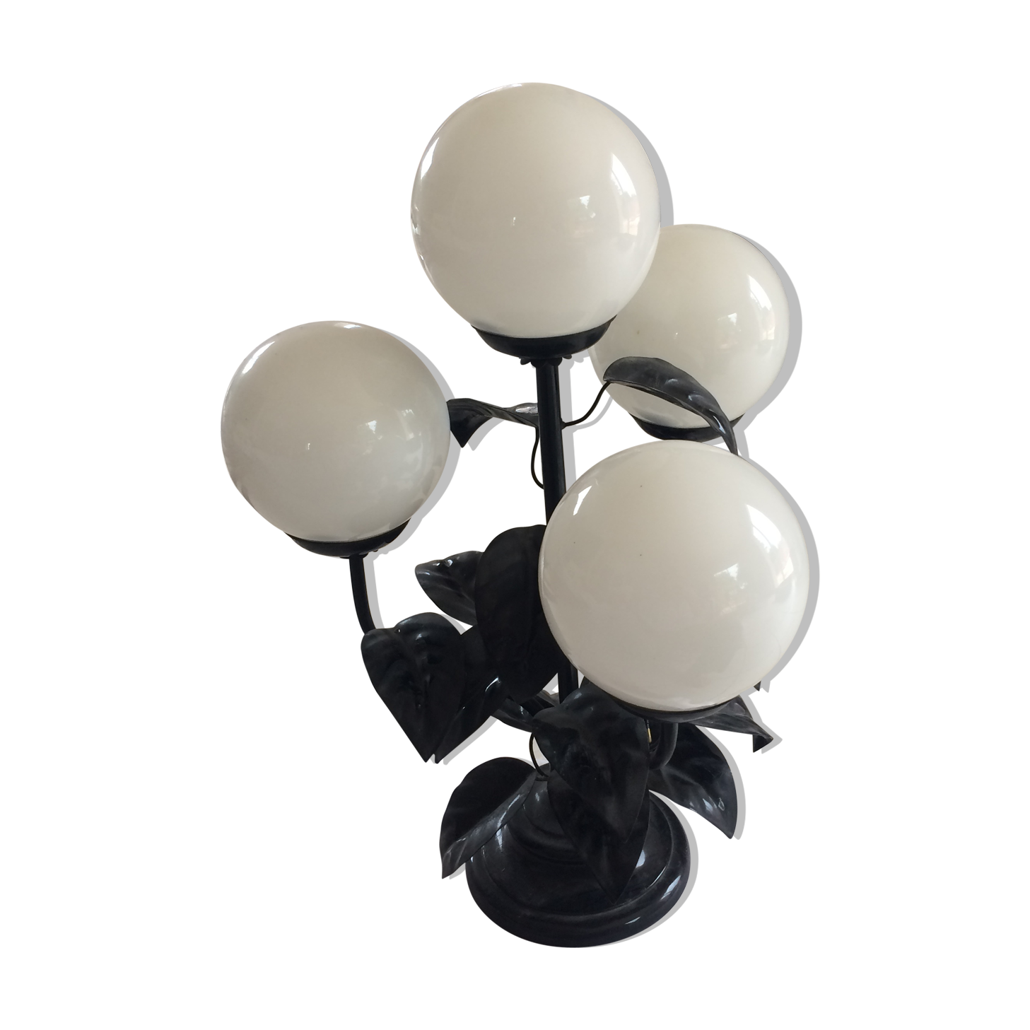 Table lamp in metal 1970s