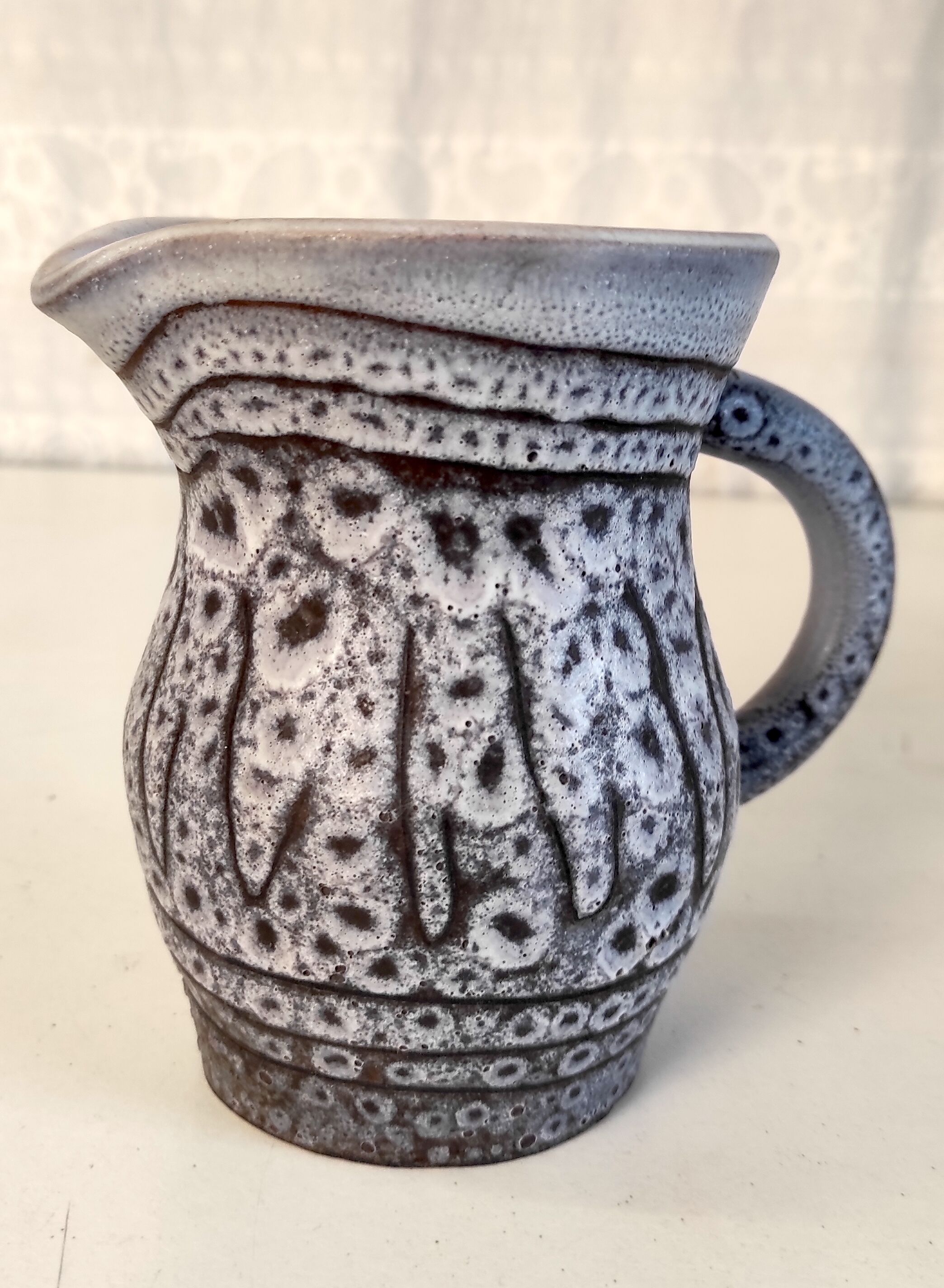 Ceramic pitcher by Jean Austruy, Vallauris, 50s/60s