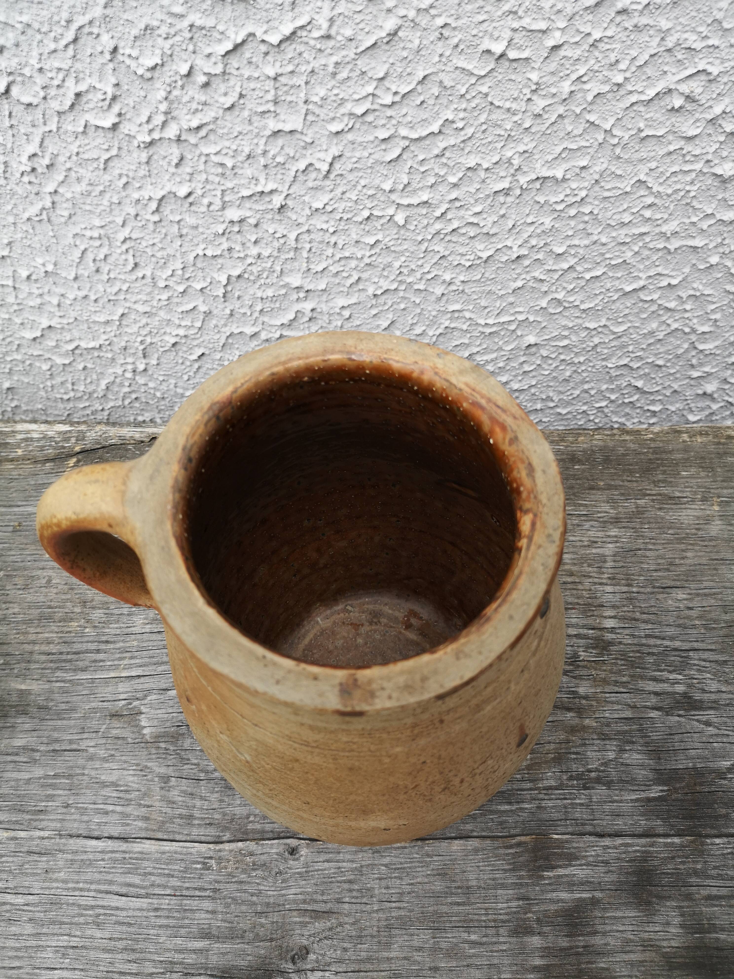 Old terracotta pot