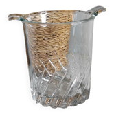 Seau à glace en verre moulé