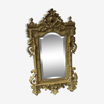 Golden Baroque style mirror