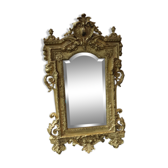 Golden Baroque style mirror