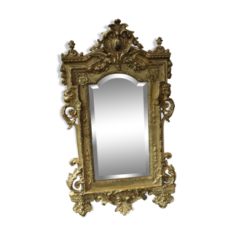 Miroir style baroque doré