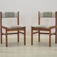 Set of two teak chairs, Danish design, 1970s, made in Denmark
