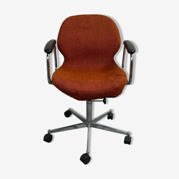 Orange office chair year 70