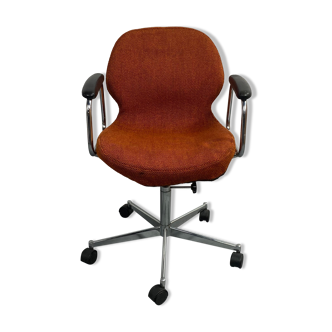 Orange office chair year 70