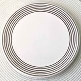 Set of 7 ceramic dessert plates