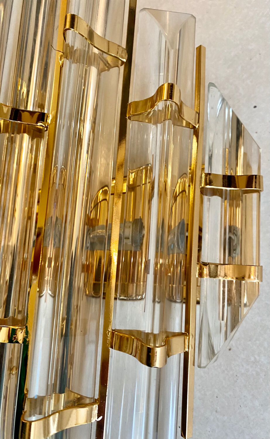 3 Venini wall lamps verre murano , Italy