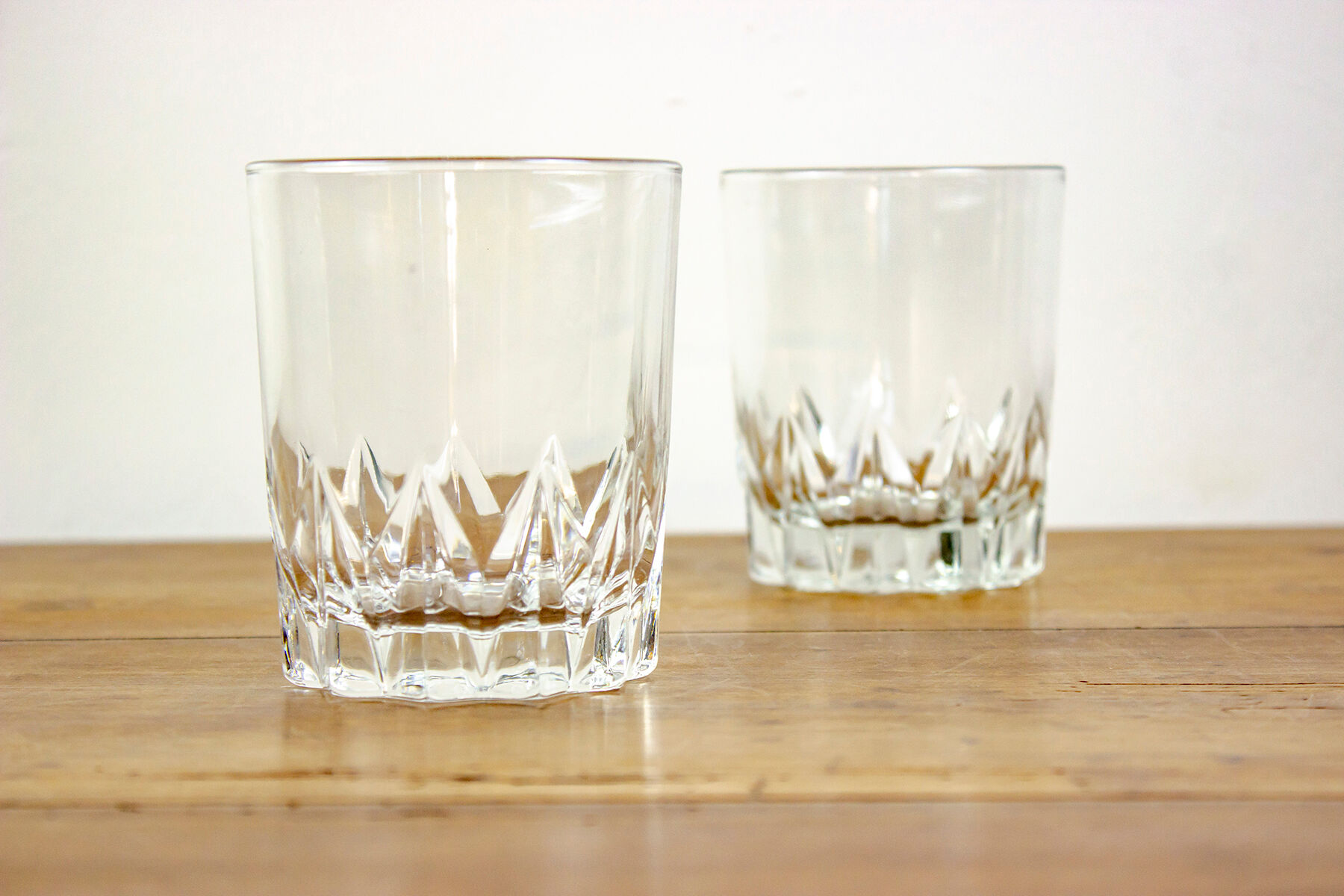 Paire de verres à eau/whisky - style art déco