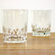 Paire de verres à eau/whisky - style art déco