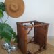 Vintage rattan side table