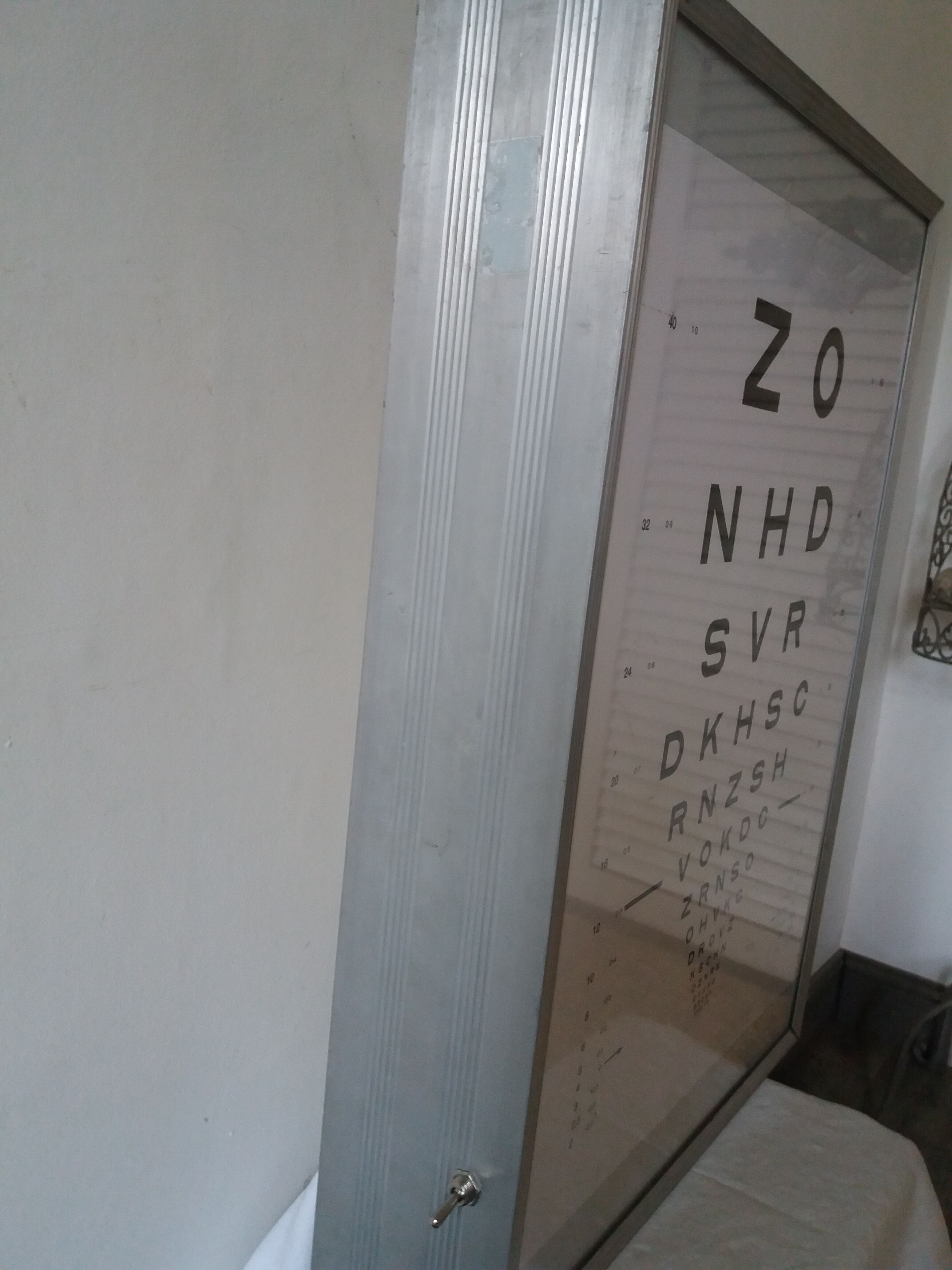 Sign light d a former haberdashery