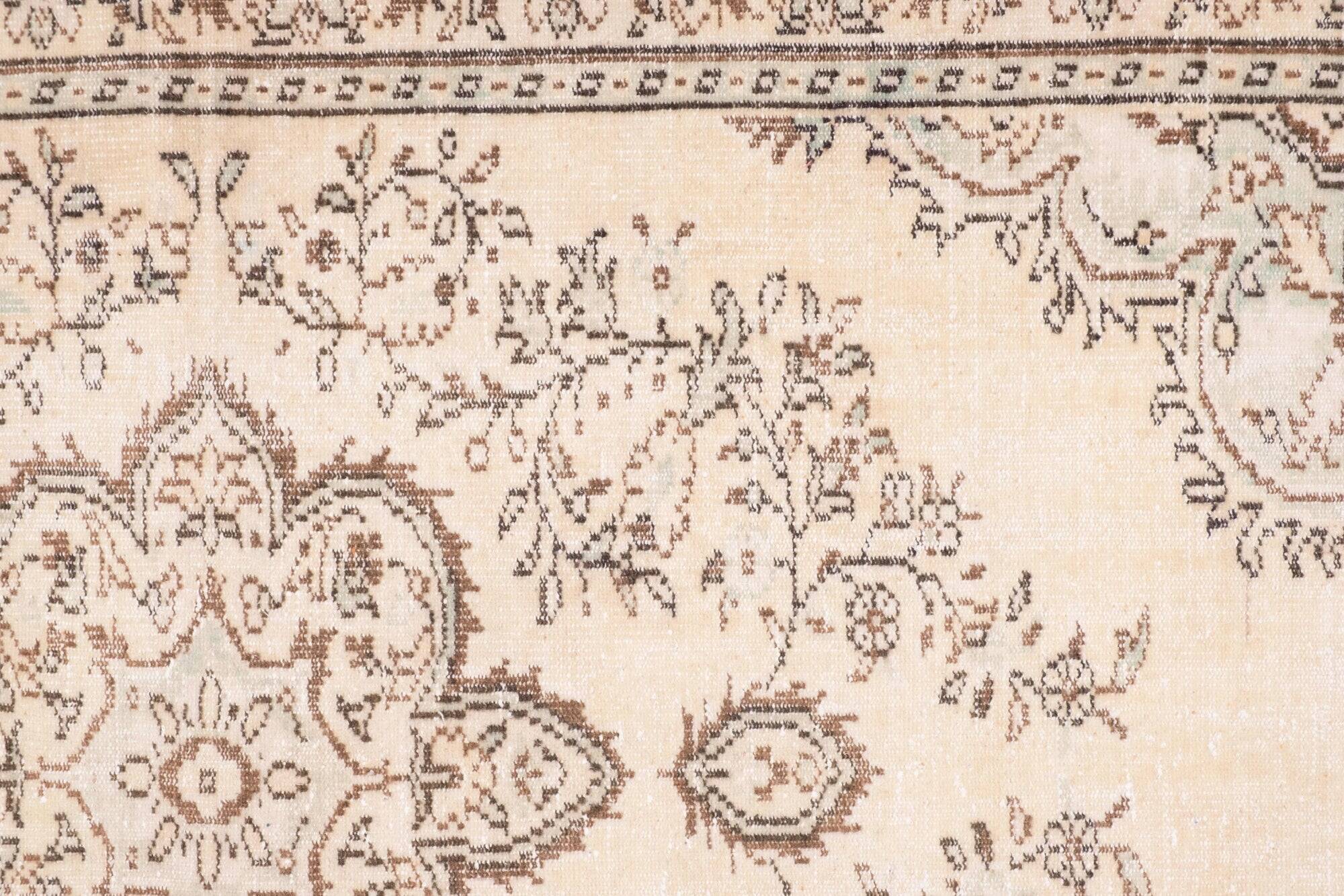 Vintage Turkish Oushak rug 182x296 cm