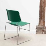 ChaiseChaise vintage design Matrix par Thomas Tolleson verte