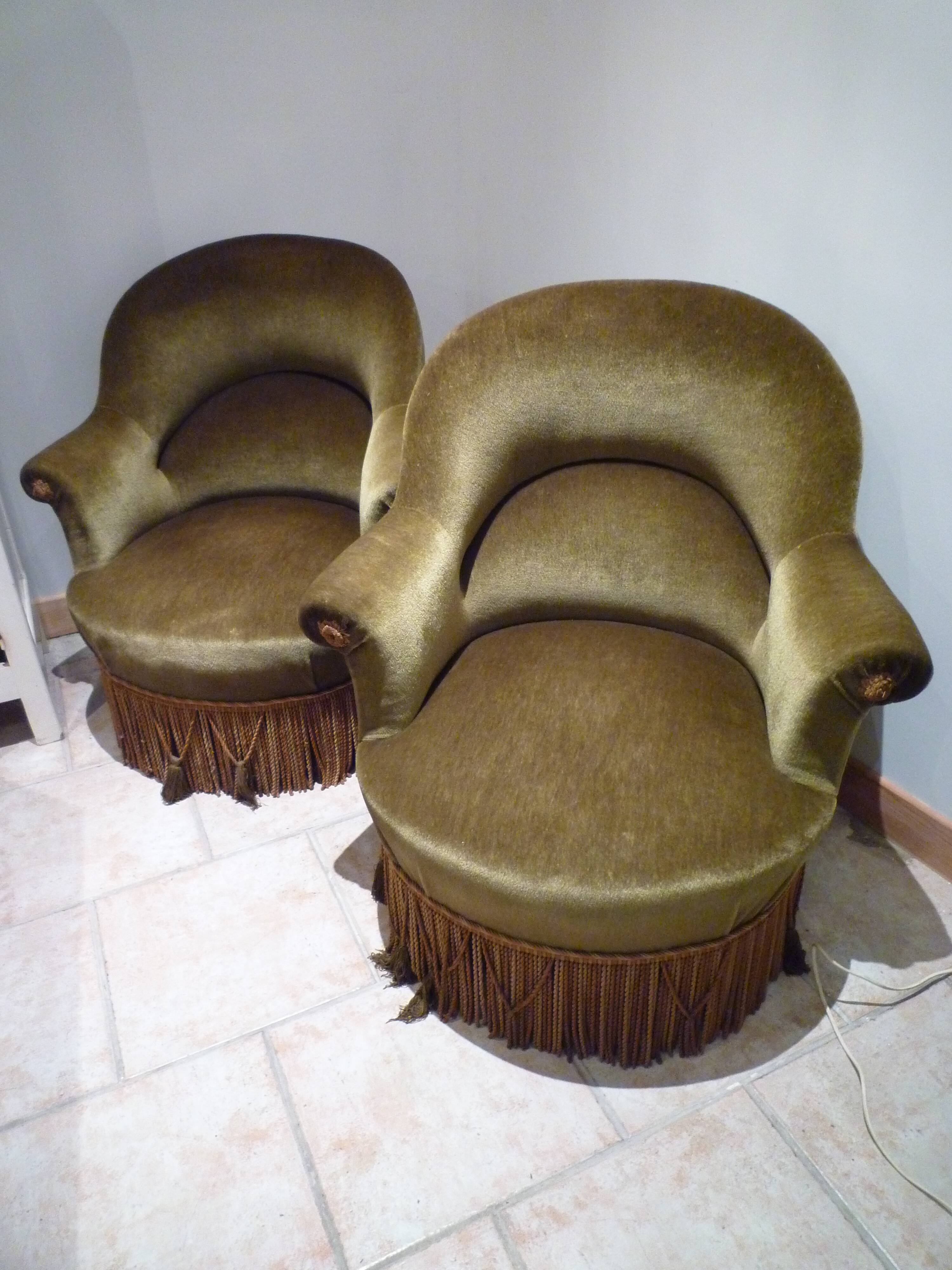 Pair of Toad Armchairs