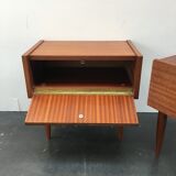 Pair of spindle bedside tables