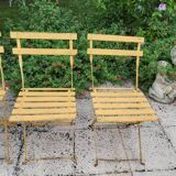4 folding chairs 50s