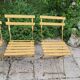 4 folding chairs 50s