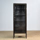 Polished iron medicine cabinet, 1920s