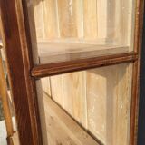 Art Deco oak museum display case