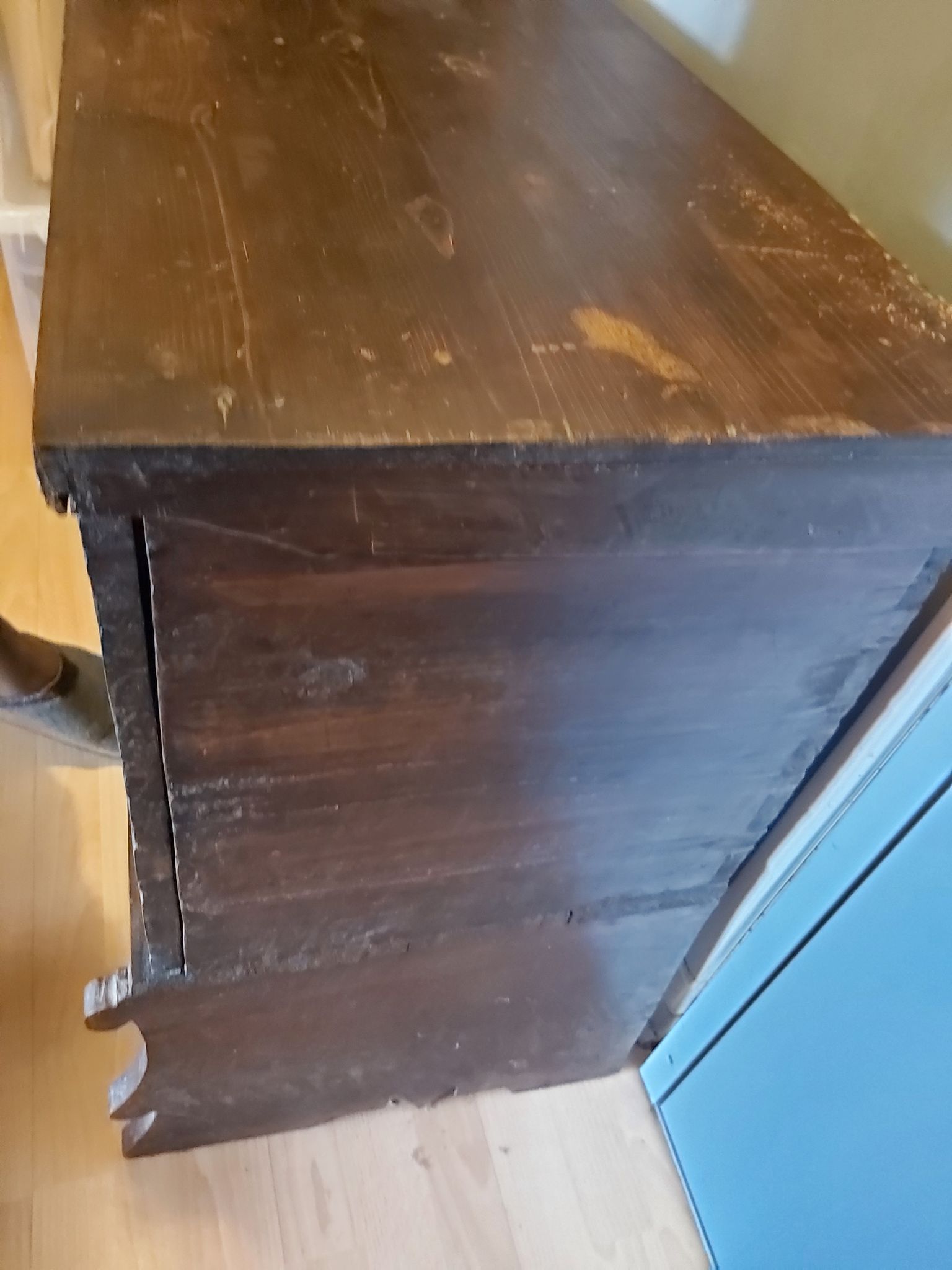 Buffet in Cedar from Lebanon and Aleppo pine from the 1950s