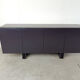 Vintage dark blue sideboard, 1980s