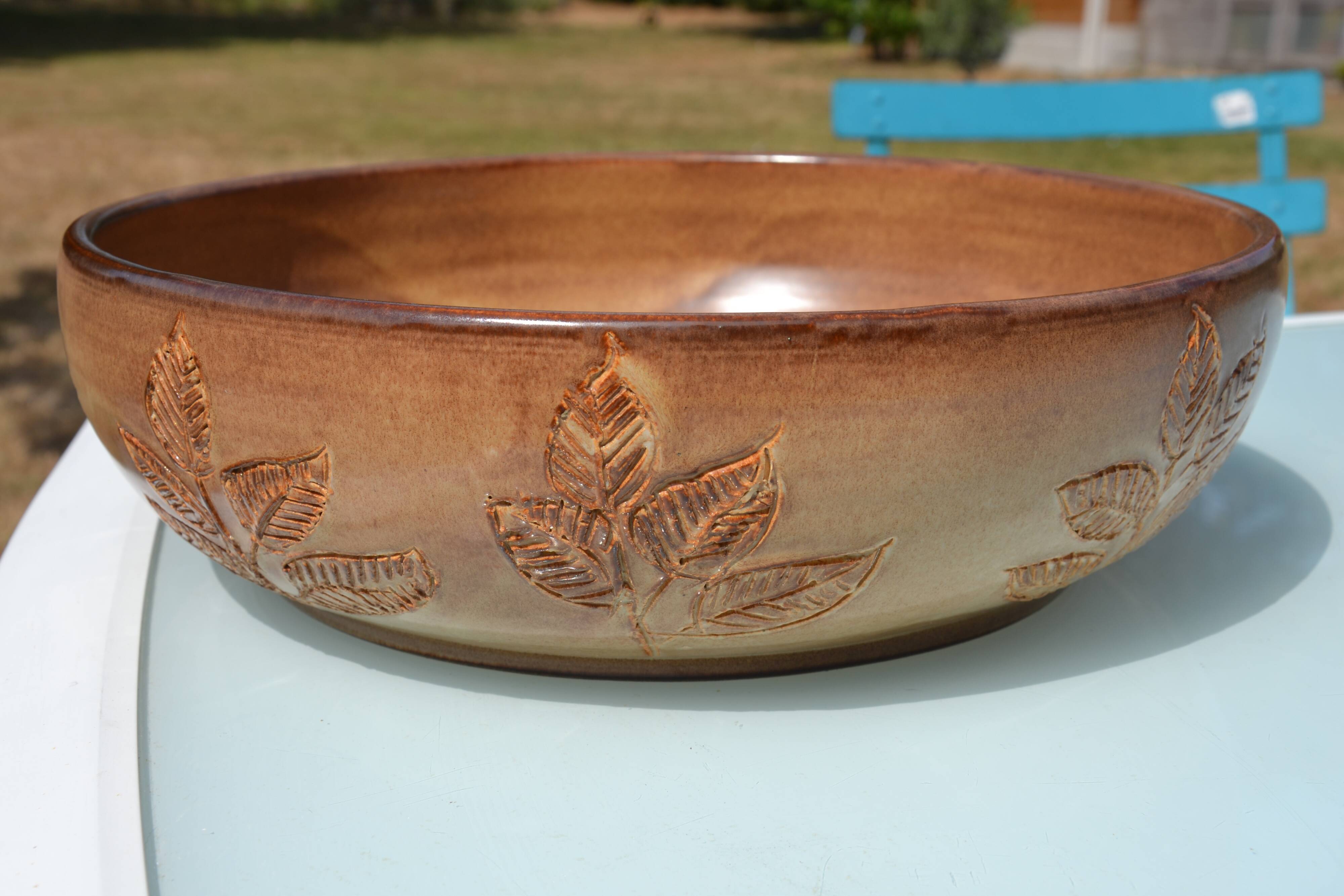 Large salad bowl/fruit bowl Michel and Denise Pointu