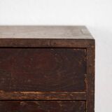 Small antique Japanese desk cabinet with three drawers – Meiji / Taishō period (c. 1890-1926)