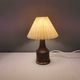 Beautiful sting lamp in twisted wood. Estimated 1970s and Swedish or Danish.