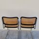 Paire de chaises b32 de Marcel Breuer en cannage