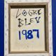 Borkin (born 1932), The Blue Ogre, collages and acrylic on canvas, 1987