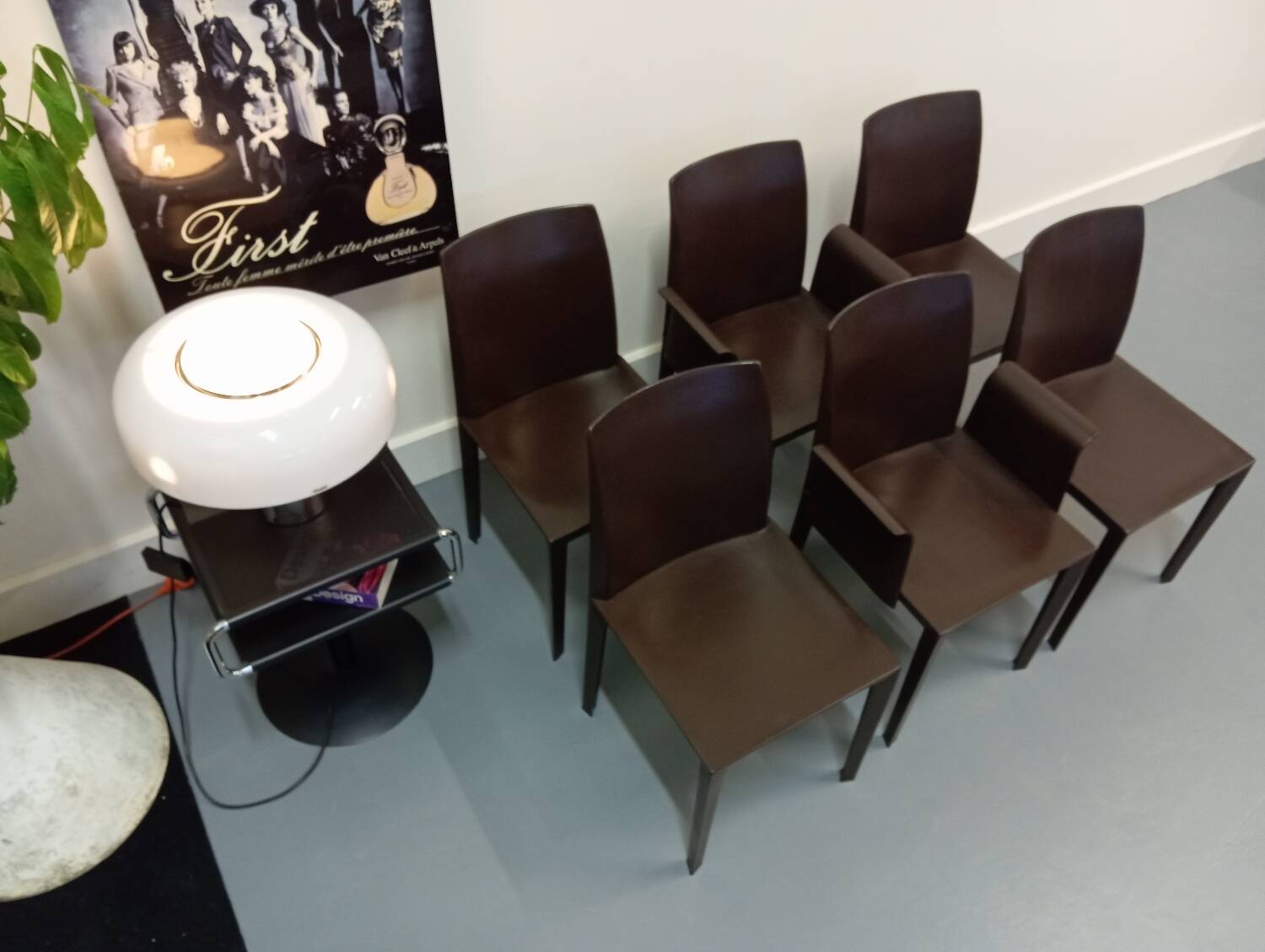 Lola leather chair/armchair designed by Poltrona Frau