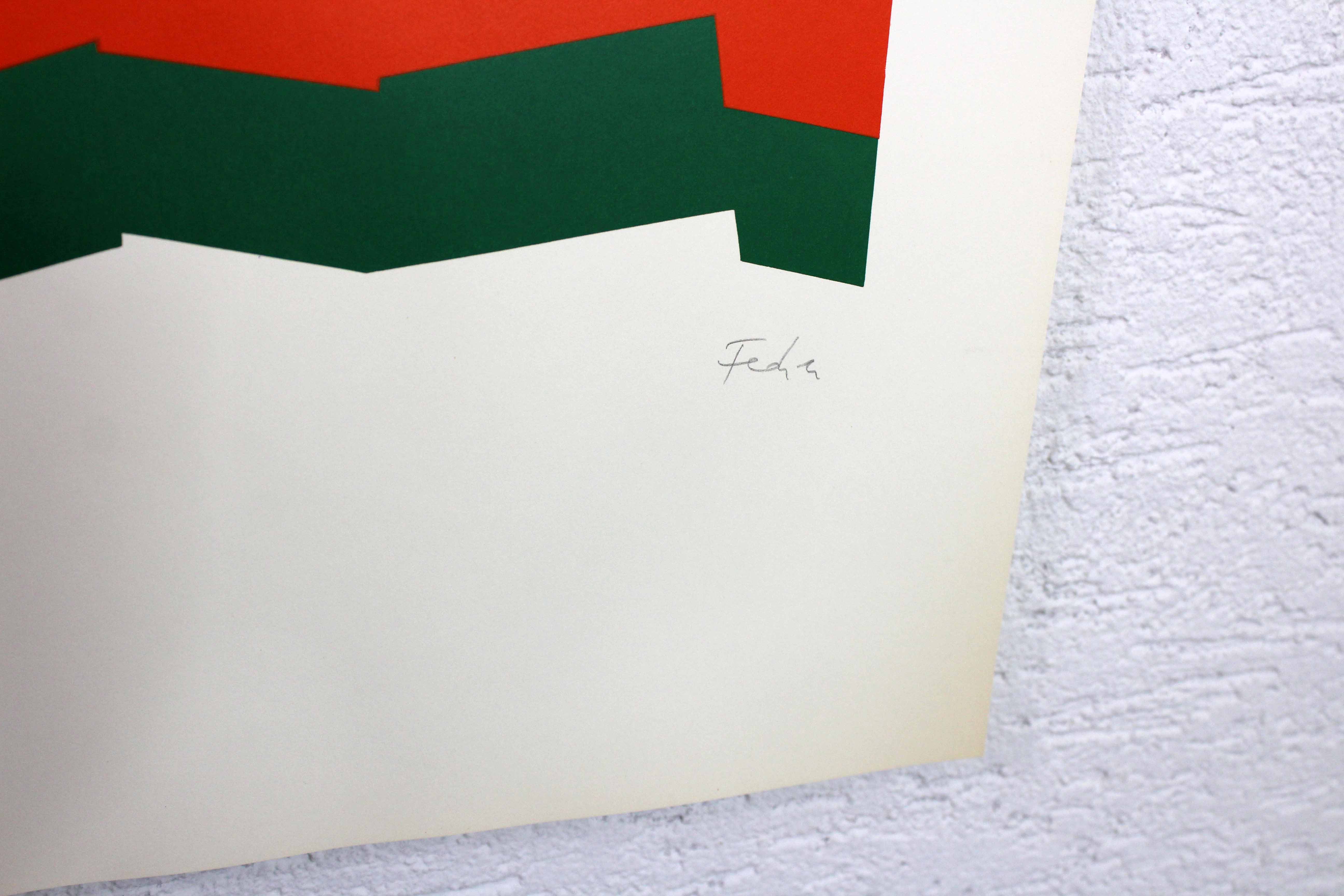 Vintage print by Franz Fedier