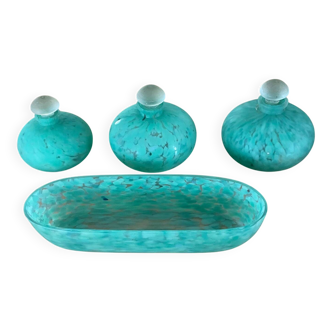 Vintage toiletry set pocket empty