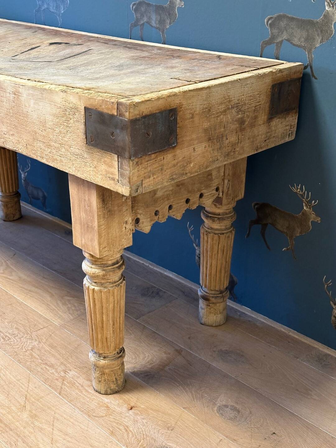 Antique Butcher Table
