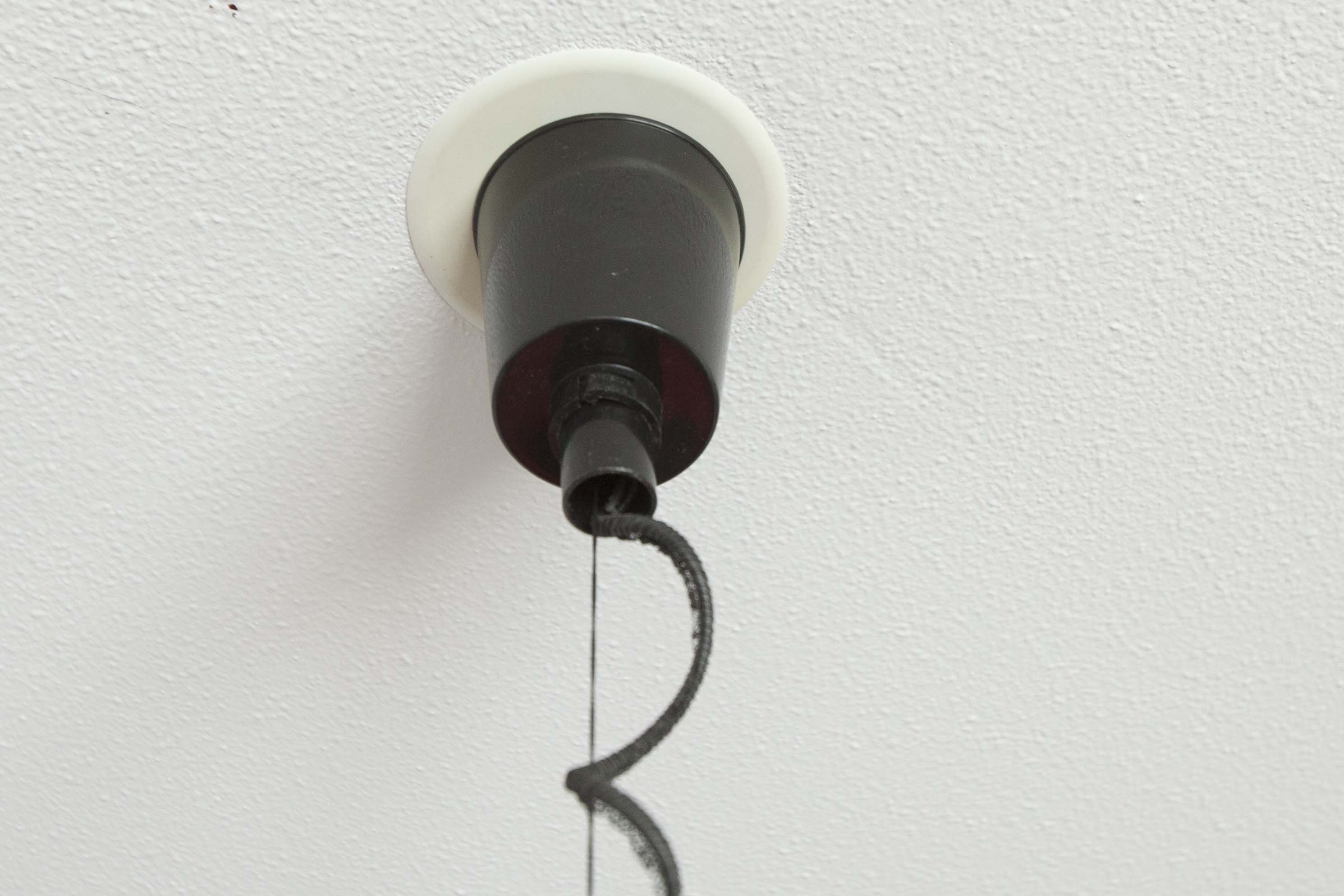 Suspension Danish 1960 black and white