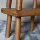 Pair of vintage oak footrests