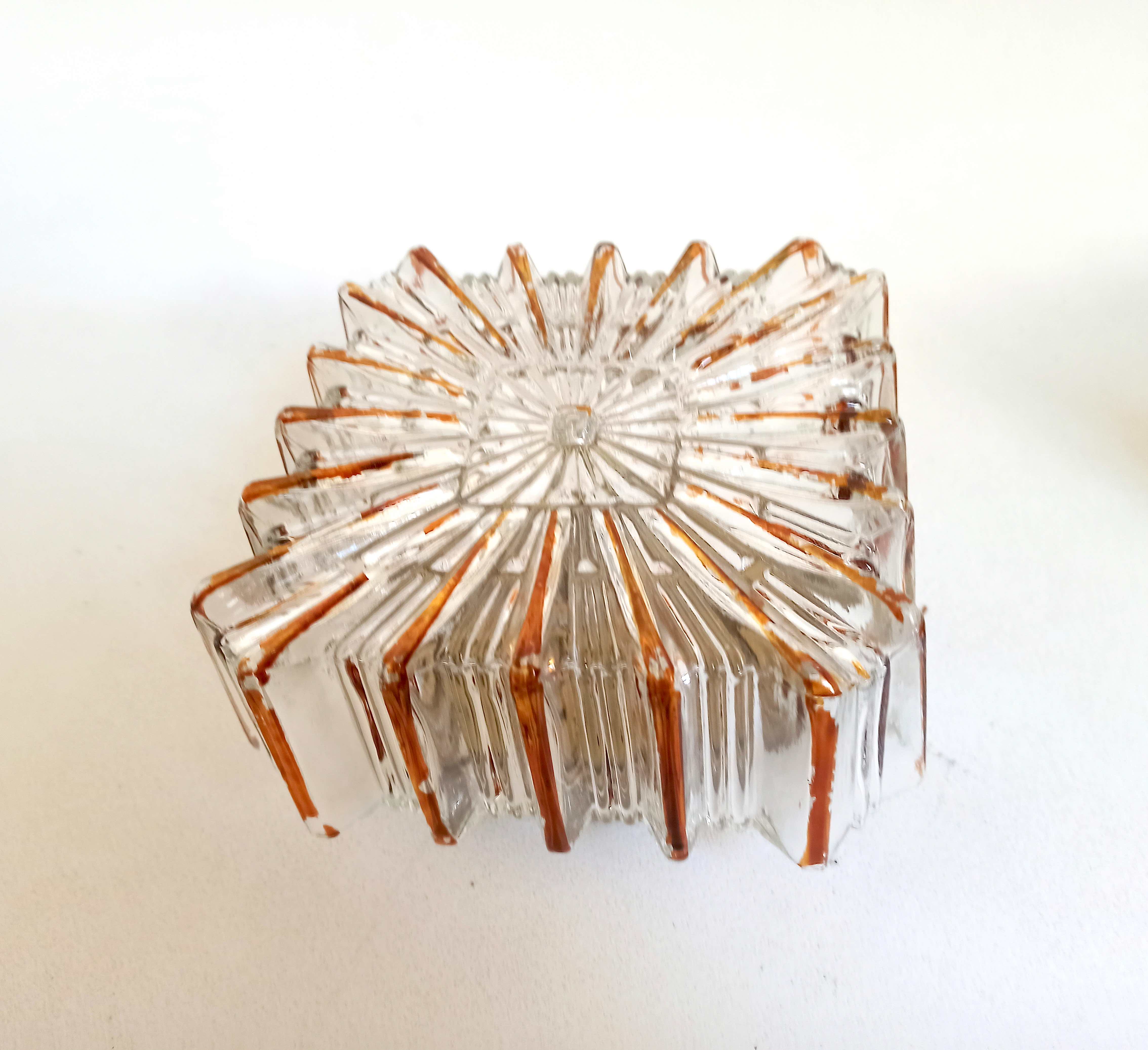 Pair of ceiling lights or wall sconces 70s