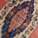 Tapis Vintage Bleu Oriental 4x9, 137x272Cm