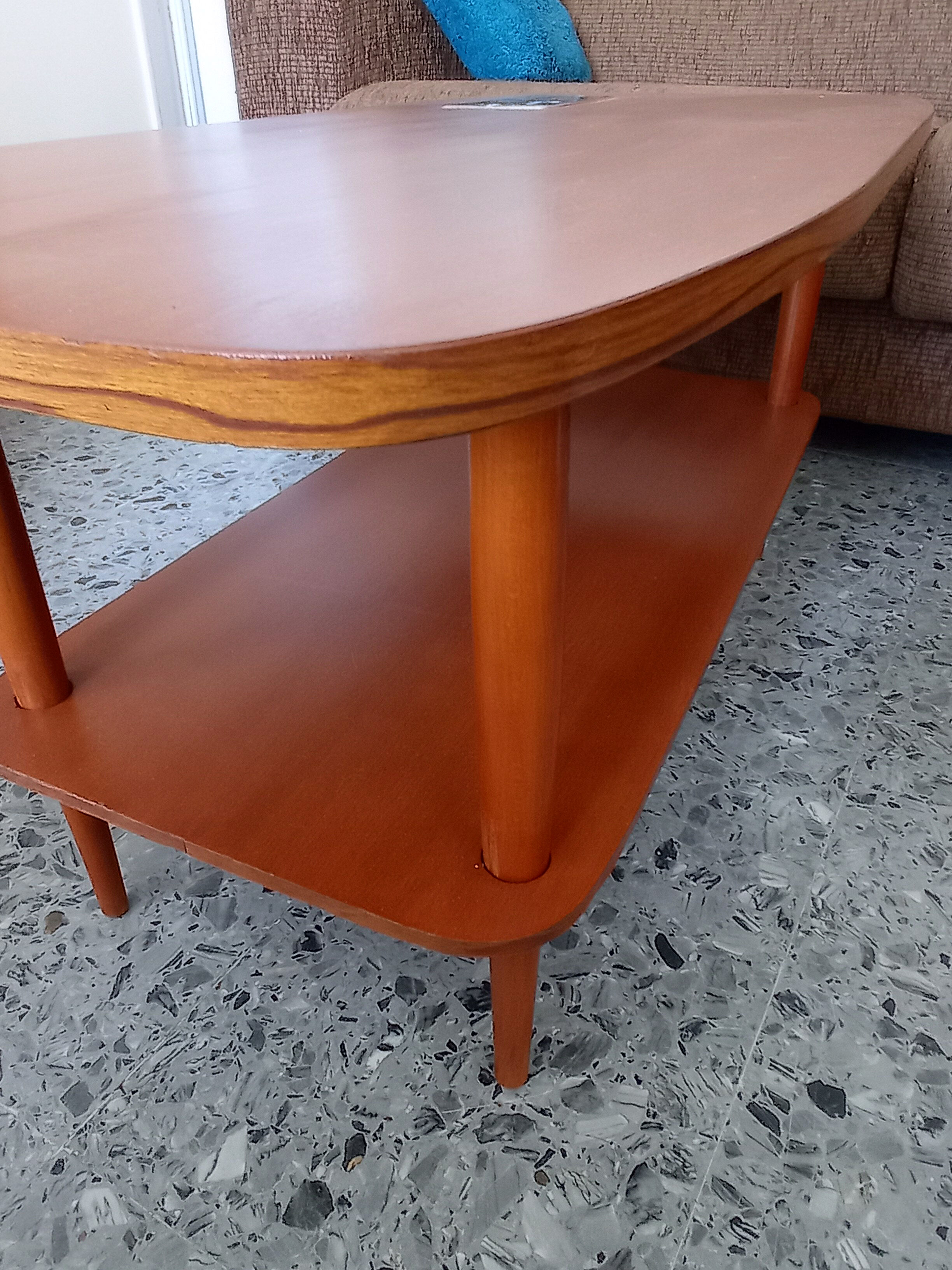 Vintage table two trays