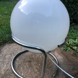 Space age opaline ball lamp circa 1970