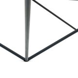 Vintage 80s steel wire coffee table eclectic design