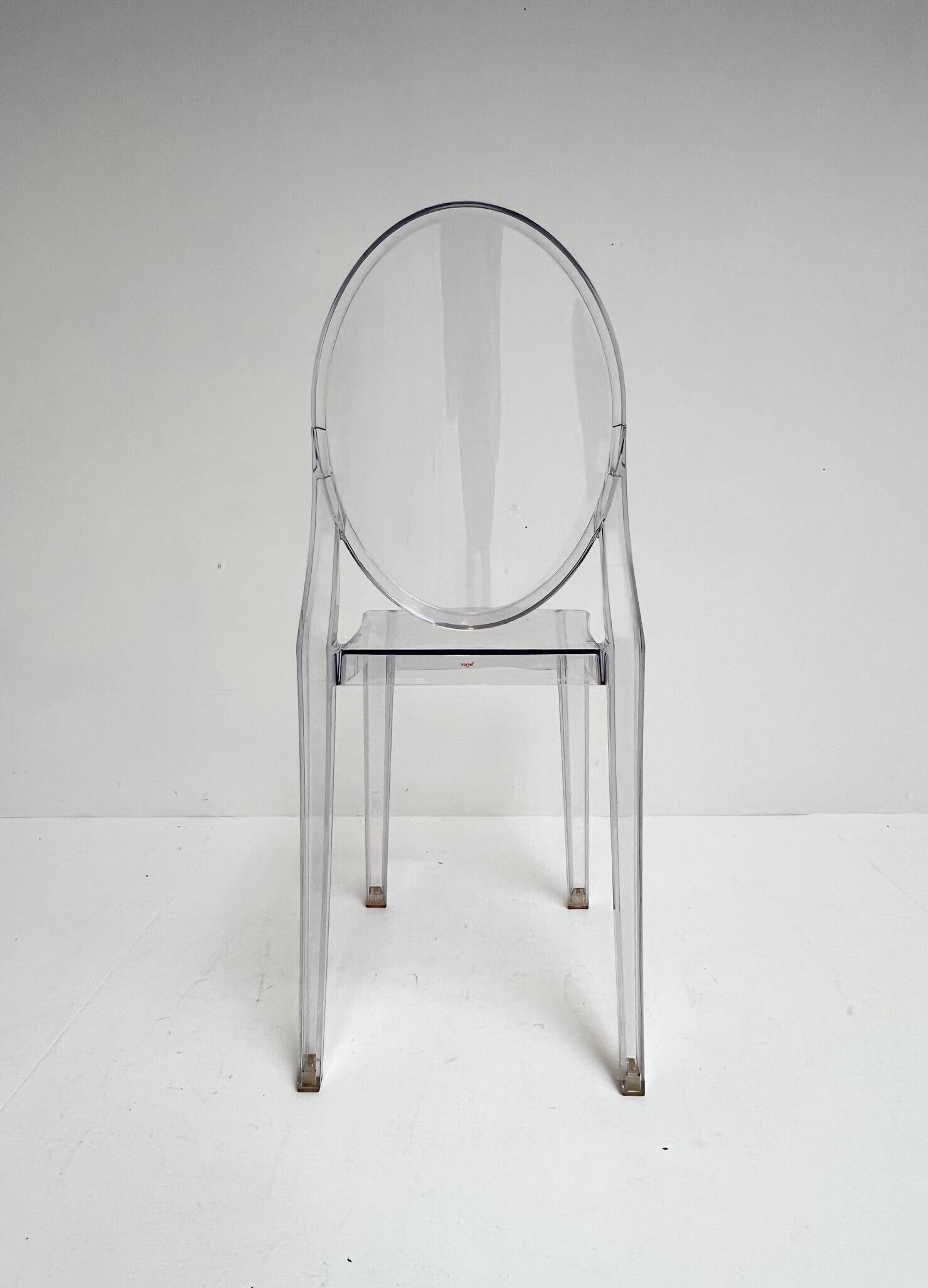 6 Victoria Ghost chairs by Philippe Starck for Kartell, after 2000.