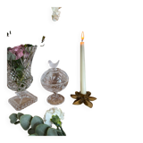 Vintage crystal bird bonbonnière